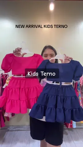 New arrival habang available check out  #tops #skirt #kidsterno #kidsoutfit #terno 