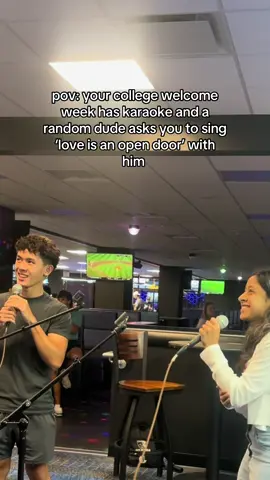 didn’t get his name but dude if you’re seeing this, hi lol #fyp #loveisanopendoor #singing #frozen #cover  comment if I should post the rest!! 