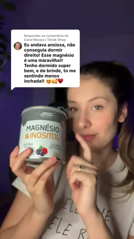 Respondendo a @Carol Moraes | Tiktok Shop Que depoimento maravilhoso 🥰🤌🏼  #magnesio #magnesioinositol #cortisolelevado #cortisol #saude 