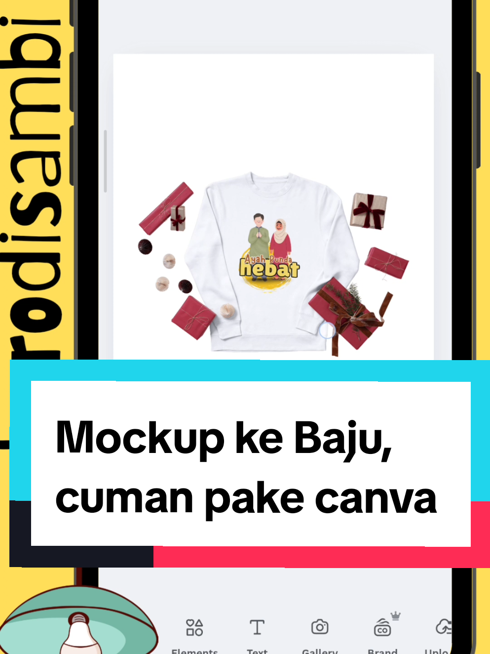 Mockup ke BAJU, gampang banget yuk gass... jangan lupa follow #canva #tutorialcanva #lynkid #produkdigital #satukontentiaphari 
