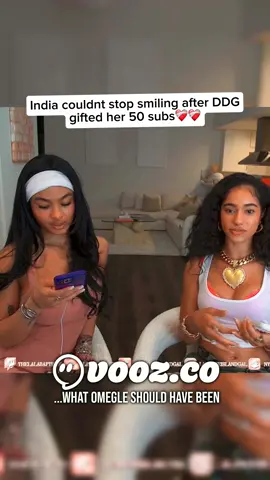 India couldnt stop smiling when ddg gifted her #ddg #indialove #lalabaptiste #trending #viralvideo 