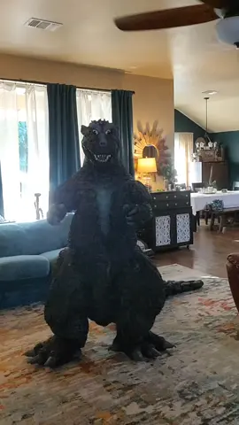 Godzilla does bye bye bye #godzilla #byebye #nsync #dance #fyp 