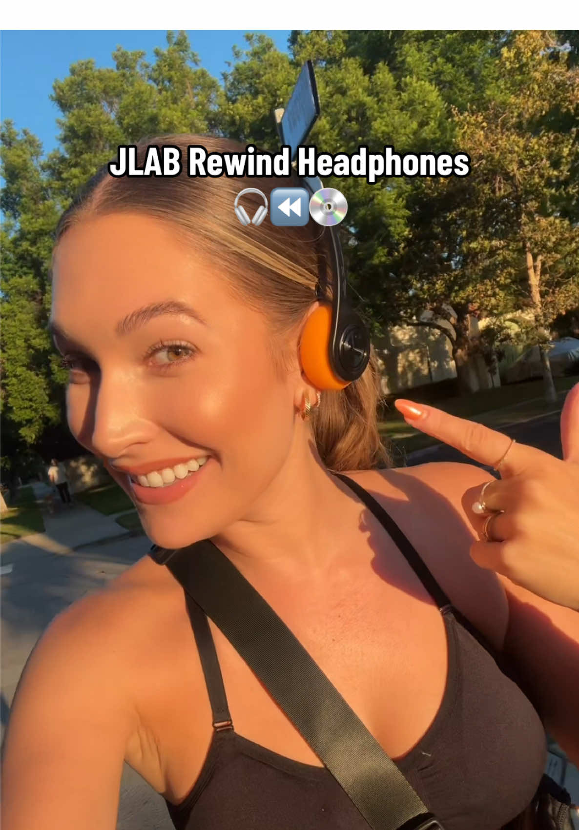 These are so nostalgic and fun to listen to music with 🥹👏 #jlabheadphones #jlab #jlabrewind #retroheadphones #tiktokshopcreatorpicks