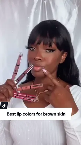 Best lip colors for brown skin - NYX edition. And they did what needed to be done. Which one is your favorite? To be honest, it was hard to determine which shades to feature because they are all high pigmented & looks great one. The liquid lipstain and gloss does not rub off when it dries, so it’s definitely long lasting  #tiktokshopfinds #makeup #makeupfinds #nyxcosmetics #brownskinmakeup 