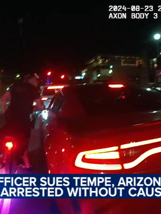 Police in Arizona took a Chicago police officer into custody for allegedly squealing his tires, but the officer says his civil rights were violated. #chicagonews #news #chicago #tempeaz
