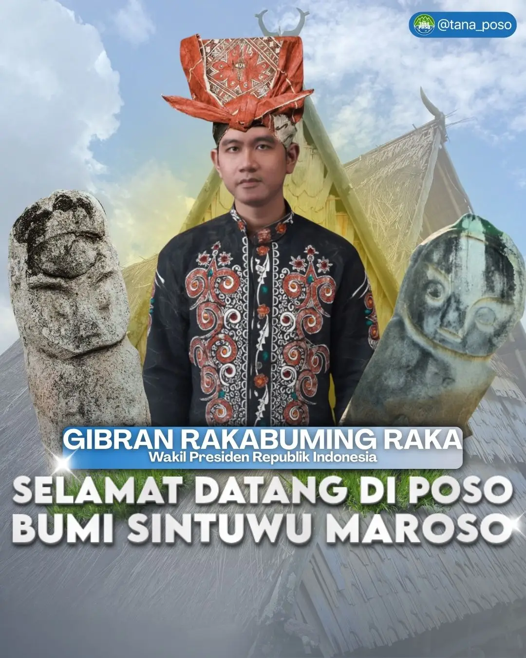 Terimakasih sudah hadir memberikan bentuk kepedulian kepada warga Poso, selamat datang Wakil Presiden Republik Indonesia, Bapak Gibran Rakabuming Raka. RNG #tanaposo 