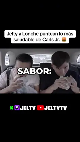 Jelty y Lonche puntuan lo más saludable que hay en Carls Jr. @Jelty #jelty #lonche #comida #carlsjr 