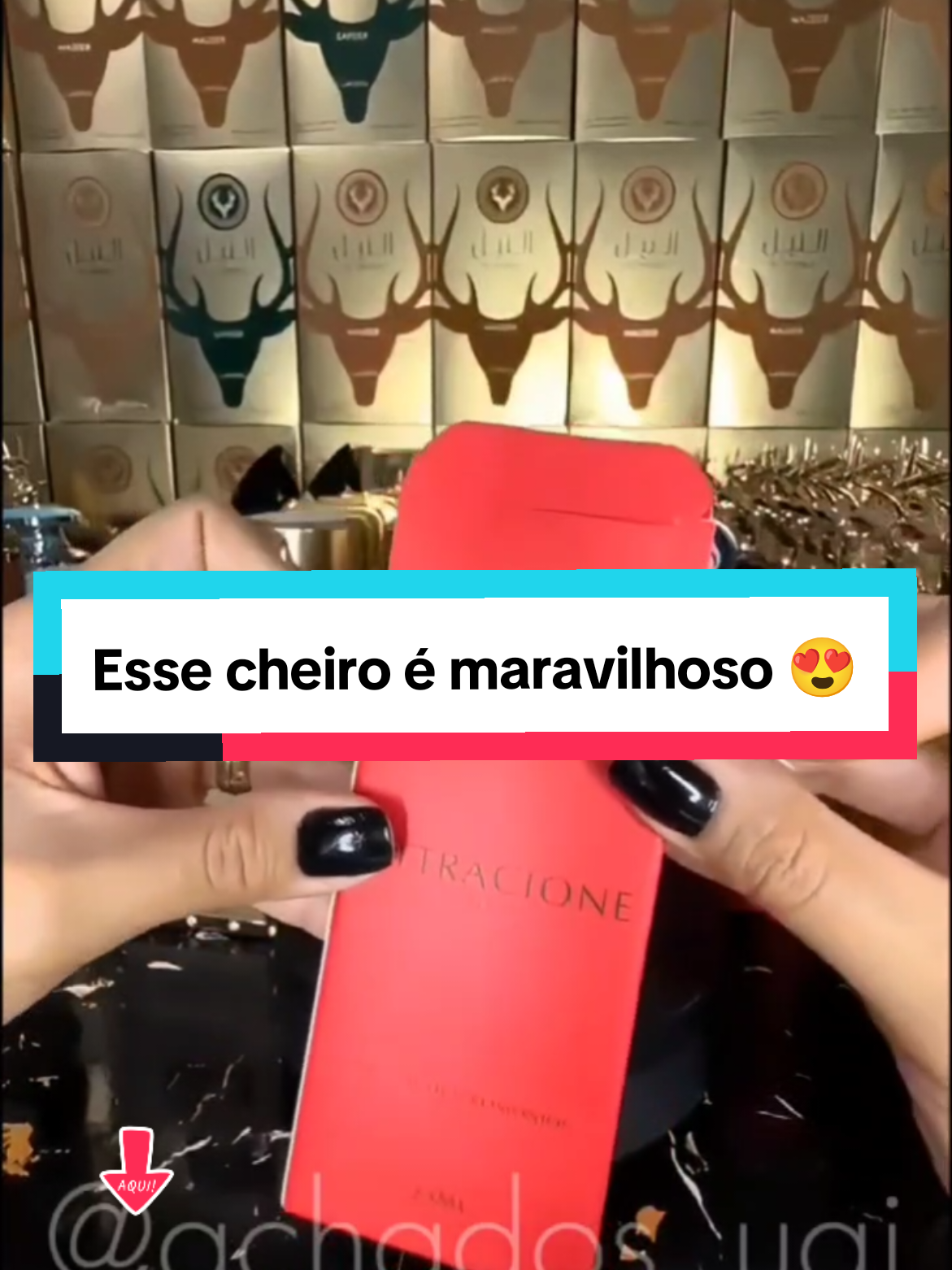 Pensa em um  cheiro maravilhoso 😍 #perfume #cheiro #fragrancia #atraccione #fyp