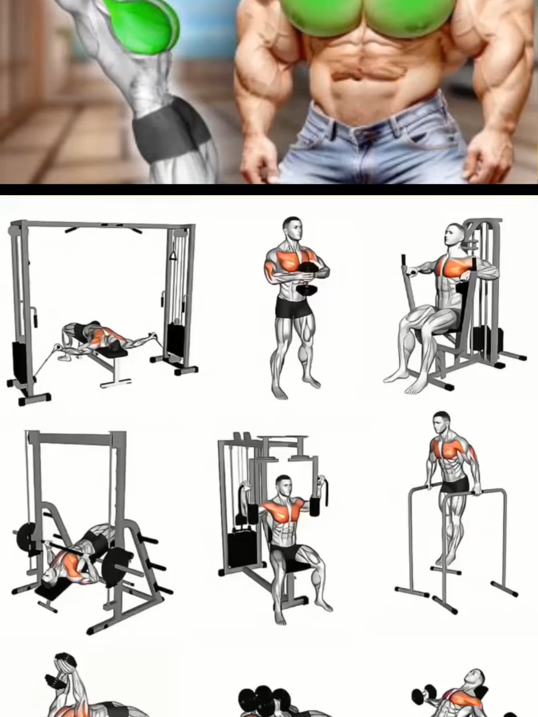 Effective Chest Workout #GymTok #muscle #exercise #Fitness #workout #workoutroutine #workouttips #fit #fitnesstips #Chestworkout #Chest