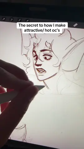 I’m getting back into writing and drawing my webtoon characters so as a gift for yall here’s my secret tip for drawing attractive characters #artvlog #arttips #jokes #characterdesign #artadvice 
