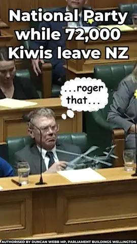 Almost 72,000 New Zealand citizens have given up hope for a better future here in New Zealand in the year to June 2025, the highest since 2012. That’s more than the population of Napier gone, all thanks to this government failing to depiver on their promises. ✈️✈️