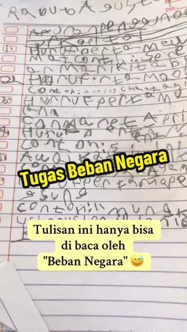 Selain membaca karakter siswa, guru juga harus bisa membaca tulisan siswa 🤭 #gurusd #gurumuda #gurukontenkreator #gurukelasrendah 