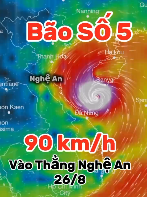 cập nhật mới nhất Bão Số 5 22/8 #baoso5 #tintucbaoso5 #tinbaobiendong #tinapthapnhietdoimoinhat #tintucthoitiet2025 