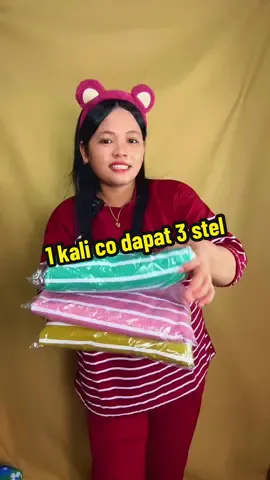 Beli sebelum kehabisan #setelanwanita #setelanjumbowanita #setelancelanpanjang #90ribudapat3stel 