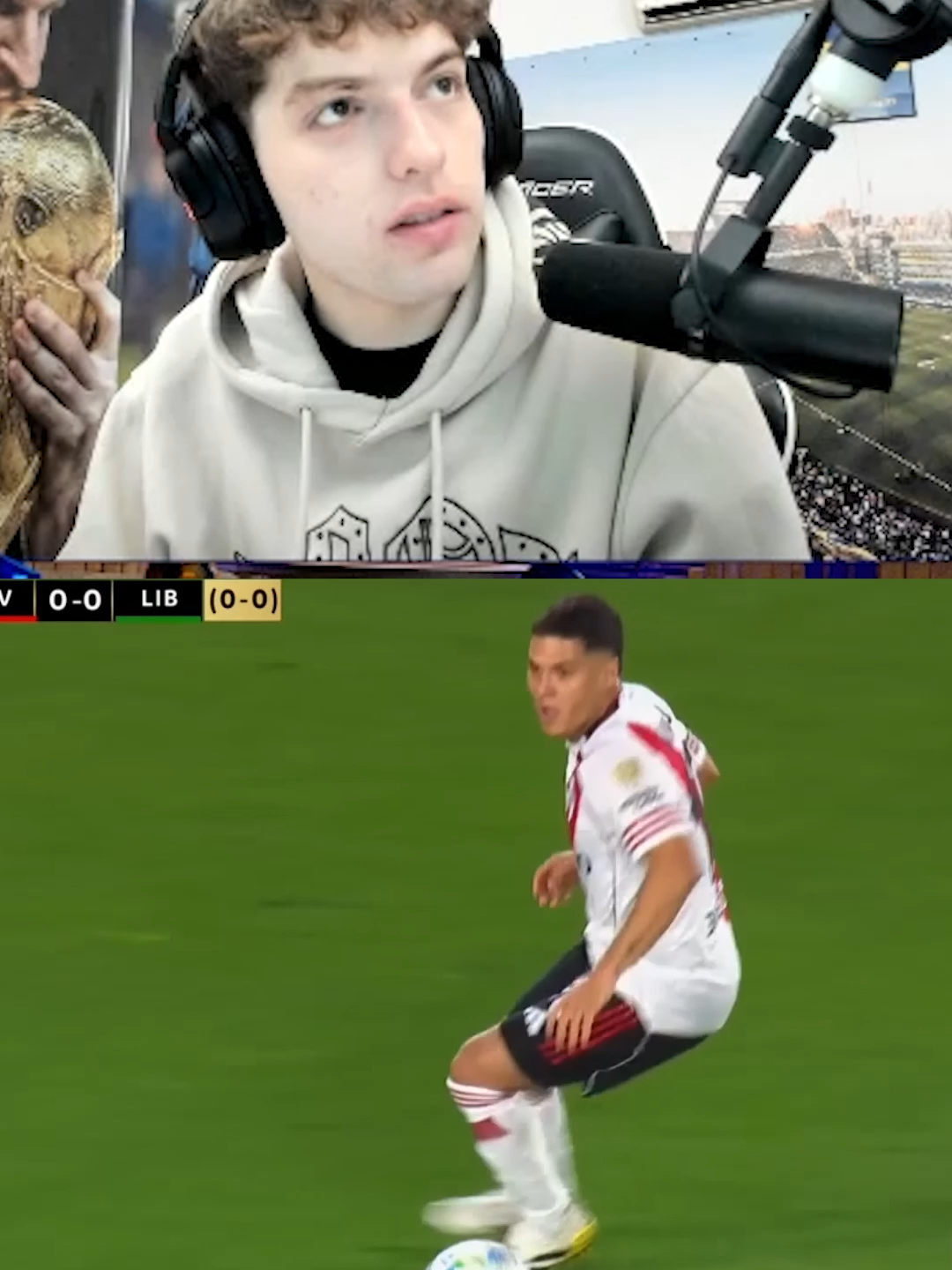 LE MOLESTO EL QUINTEROOOO #davooxeneize #river #riverplate #copalibertadores #lacobra #juanfer #clips #stream #futbol