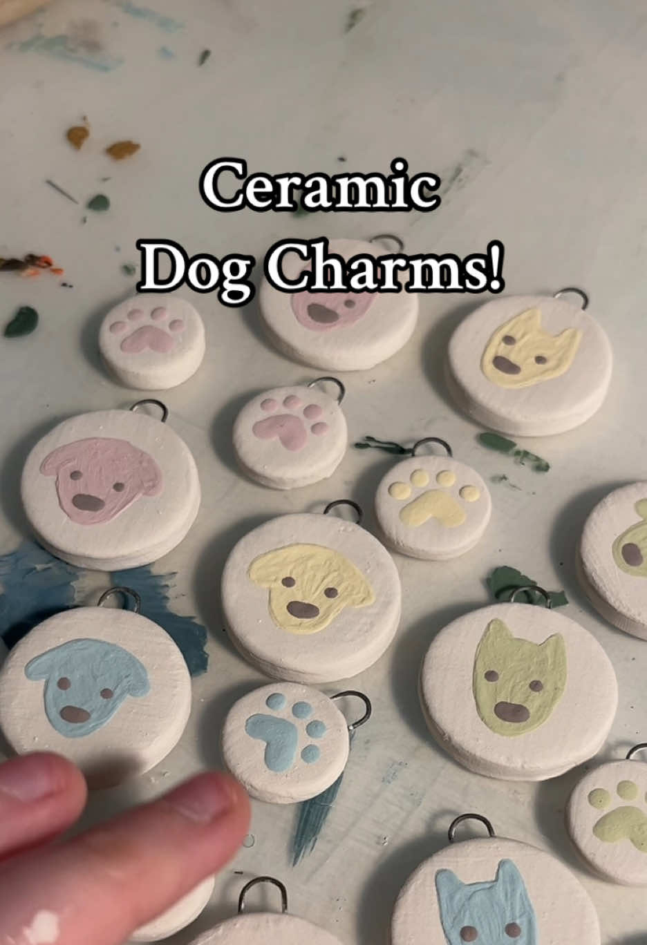 I think they're going to be soo cute and I can't wait to see all the dogs!!! #clayart #clayartist #cuteart #dogart #handmadecharms 