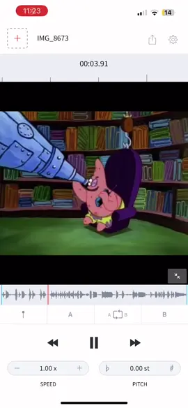 Patrick I think the walkie works #spongebob #audiostretch 