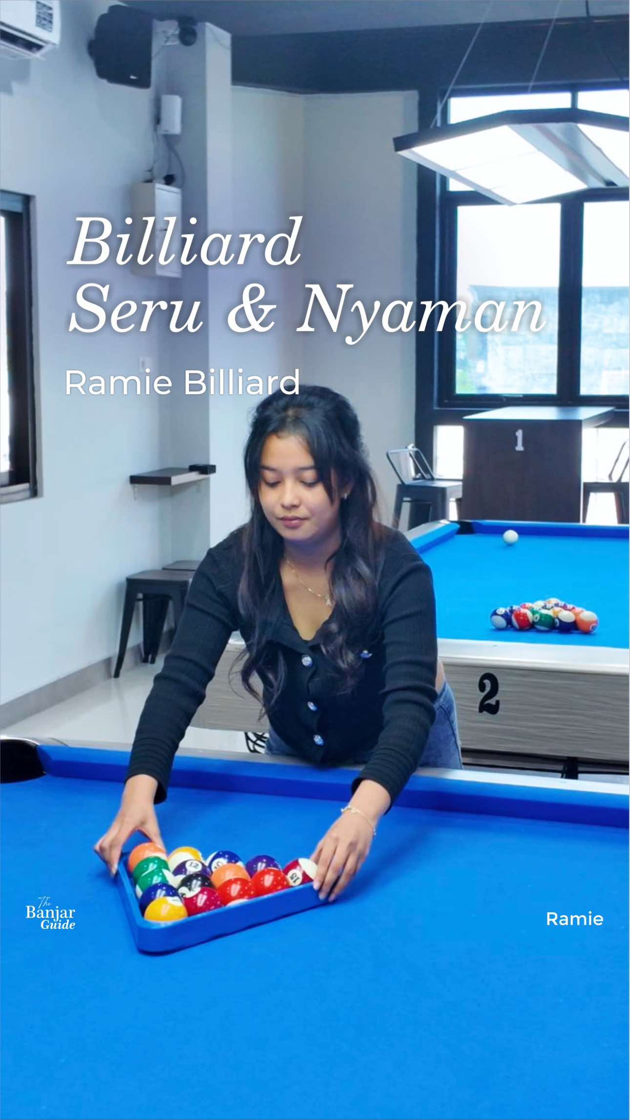 🍜 + 🎱 = 💯 Sekarang makan enak di Ramie bisa lanjut hangout main billiard, ga perlu pindah lokasi! Tinggal naik ke lantai 3, ada 6 meja ready buat seru-seruan sama bestie ✨ 💸 Harga start from 40K/jam 🔥 Promo spesial: potongan 10 ribu 🎁 Giveaway 1 jam main gratis buat 5 orang! 👉 Follow @banjarguide & @ramie 👉 Tag 3 bestie yang wajib diajakin 🗓 Pemenang diumumkan 26 Agustus 2025 di IG Banjar Guide 🎉 #Banjarmasin #BanjarGuide #RamieBilliard #TempatNongkrongBanjarmasin #MainBilliard  