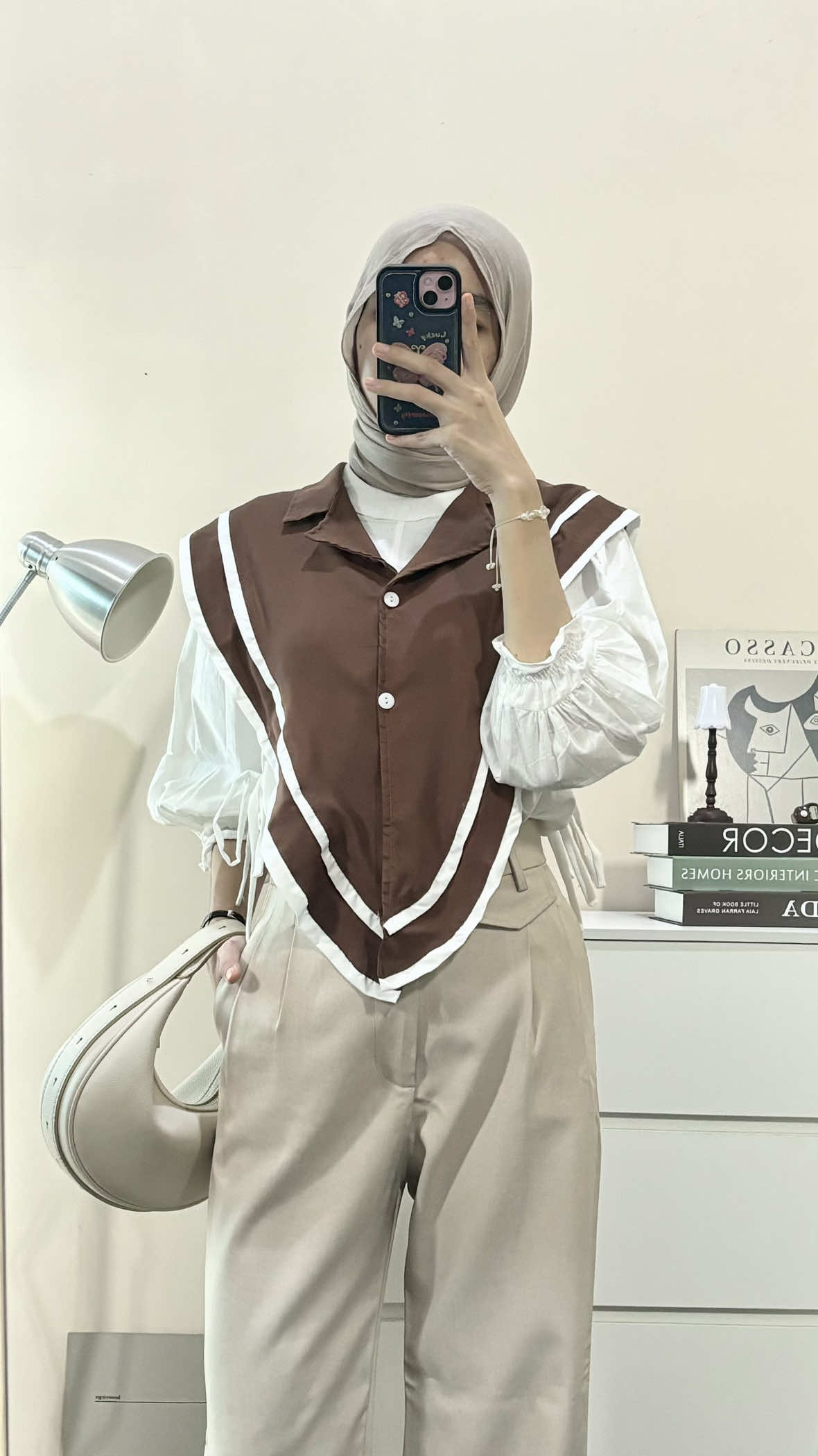 rekomendasi outfit buat hangout pake vest‼️💗 #outfitideas #fypシ #ootdhijab #simpleoutfit #hijabstyle #vestoutfit 