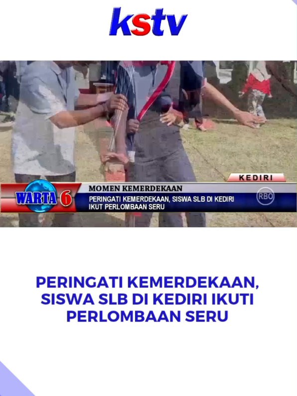 Peringati Kemerdekaan, Siswa SLB Di Kediri Ikuti Perlombaan Seru #lombaagustusan #siswaslb #sekolahluarbiasa #kedirihits 