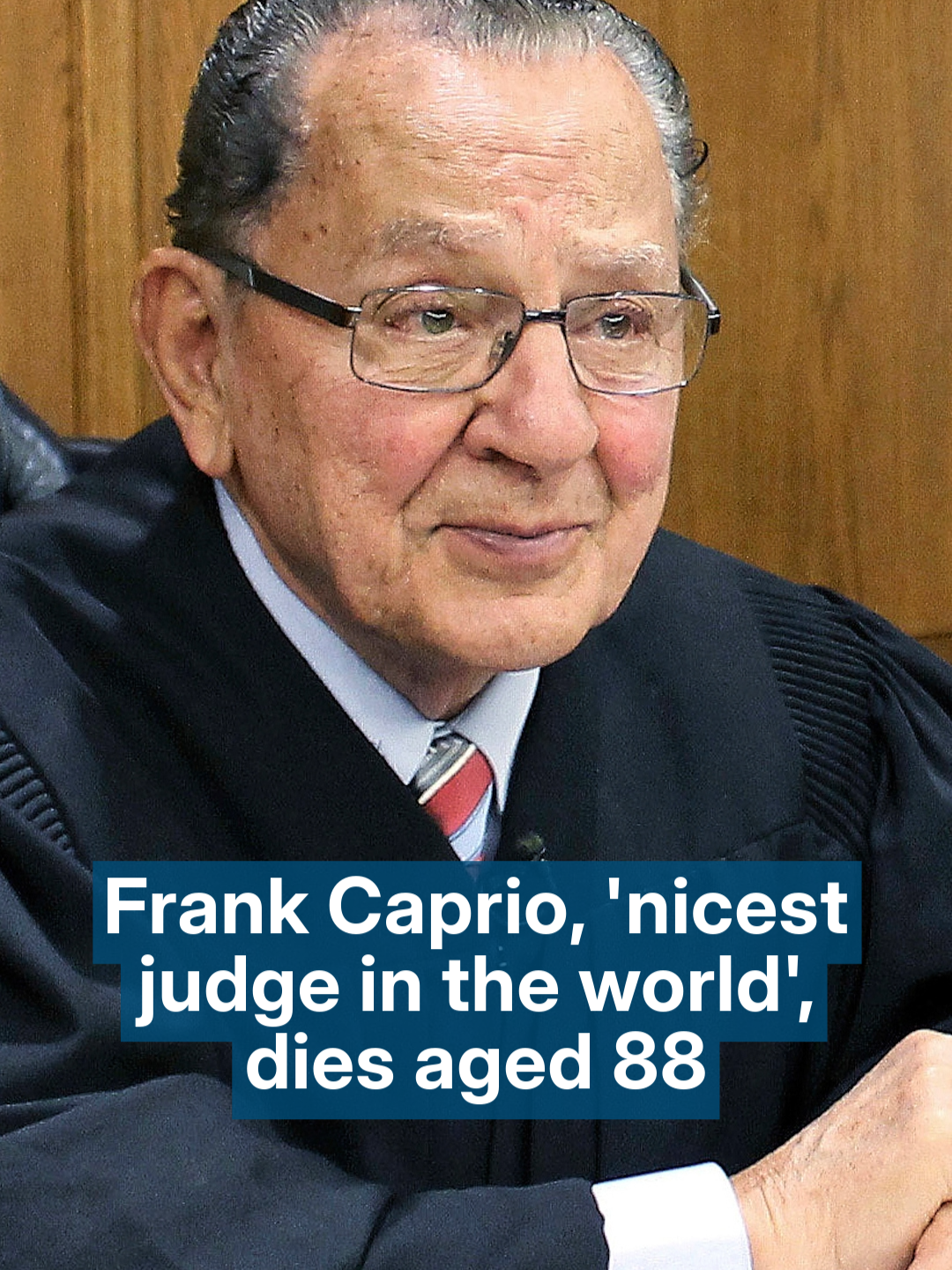 Mr Caprio was a judge from 1985 until 2023, and found the fame as host of TV show Caught in Providence, featuring his compassionate interactions with defendants.