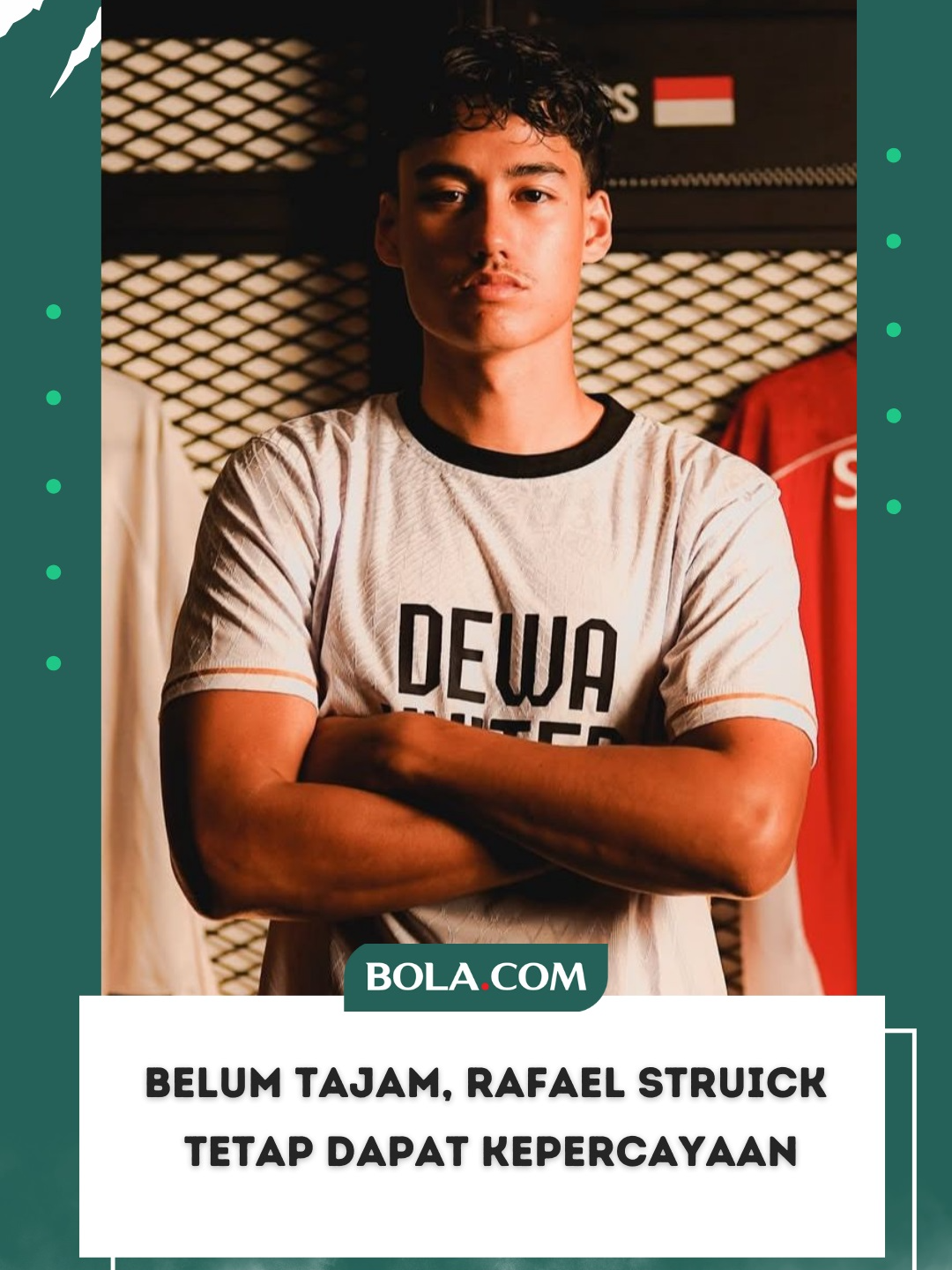 Belum cetak gol atau assist, tapi Rafael Struick masih dapat dukungan penuh dari pelatih Dewa United.  Bahkan, ia juga siap tampil untuk Timnas U-23. #BolacomID #blcgoks #RafaelStruick