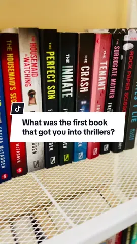 What was the first book that got you into thrillers? 👀  #book #BookTok #thrillerbooklover #thrillerbooktok #thegirlonthetrain 