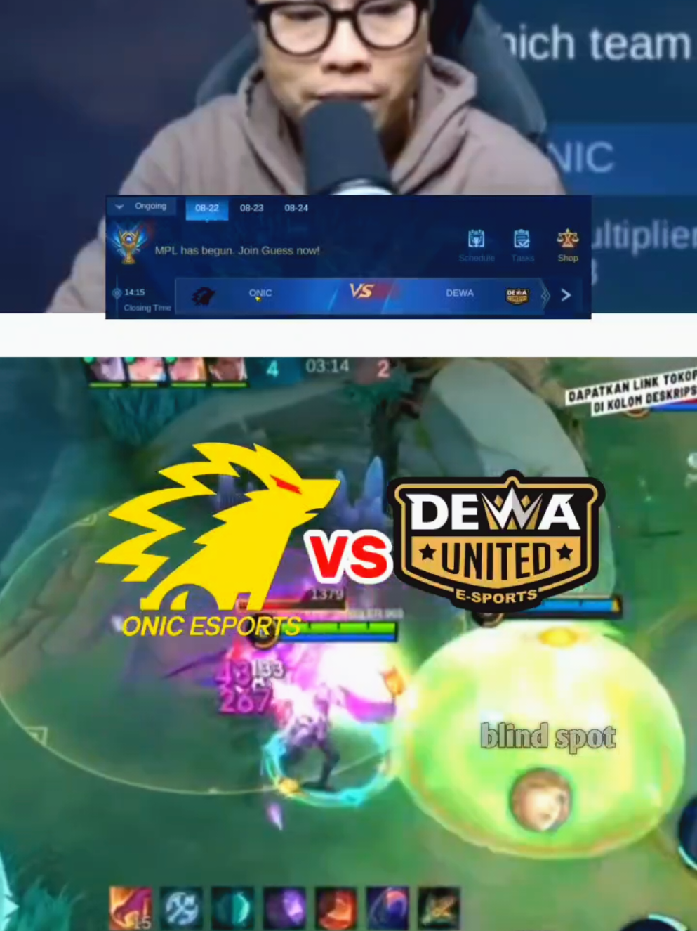 prediksi  KB MPL onic menang mudah atas dewa#KB #MerdekaMabar #MobileLegendsBangBang #MLBB 