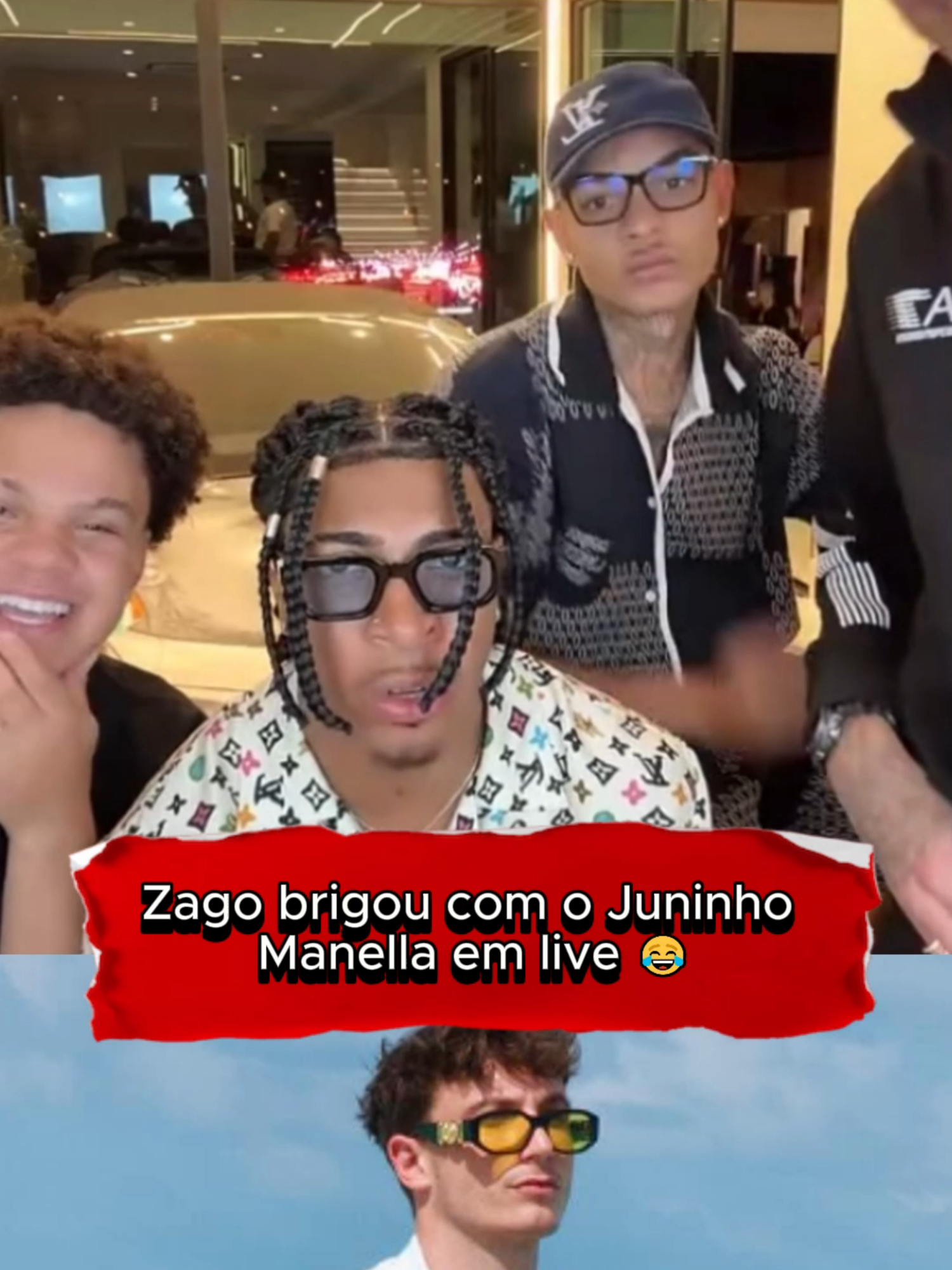 Zago brigou com o Juninho Manella em live 😂 #zago #juninhomanella #fy #fyp @zagoww @juniormanella