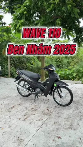 WAVE 110 Đen Nhám 2025 đã lên sẵn đèn Zipat cực chất chạy 3661km 😍😍😍#xuhuongtiktok #xuhuong #haiphong #wave 