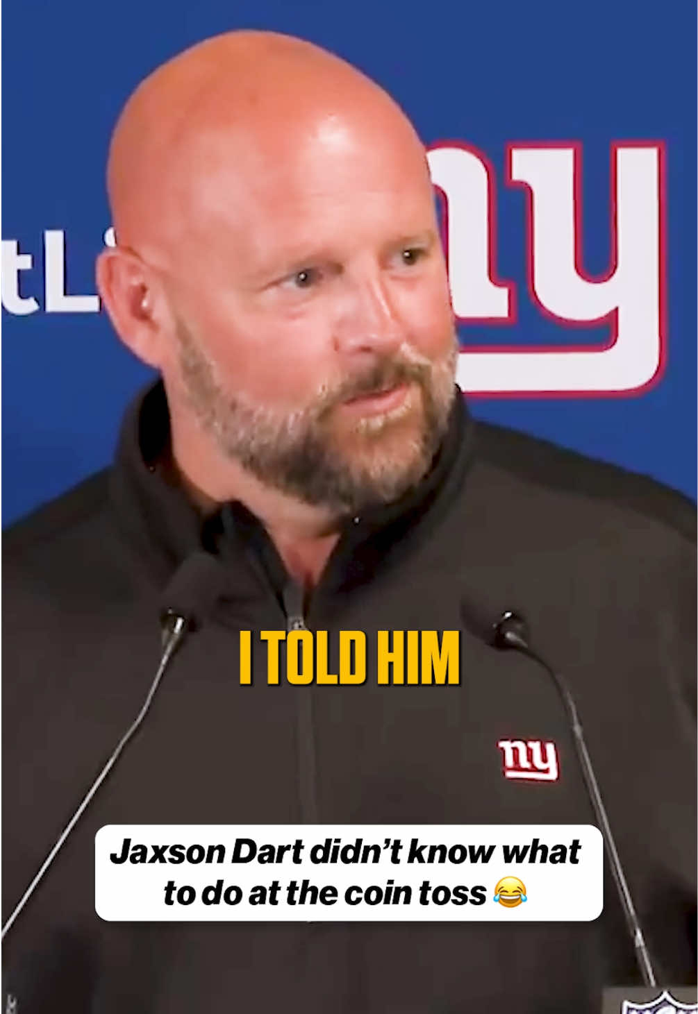Heads or tails bro just call it 😂 #nfl #newyorkgiants #jaxsondart 