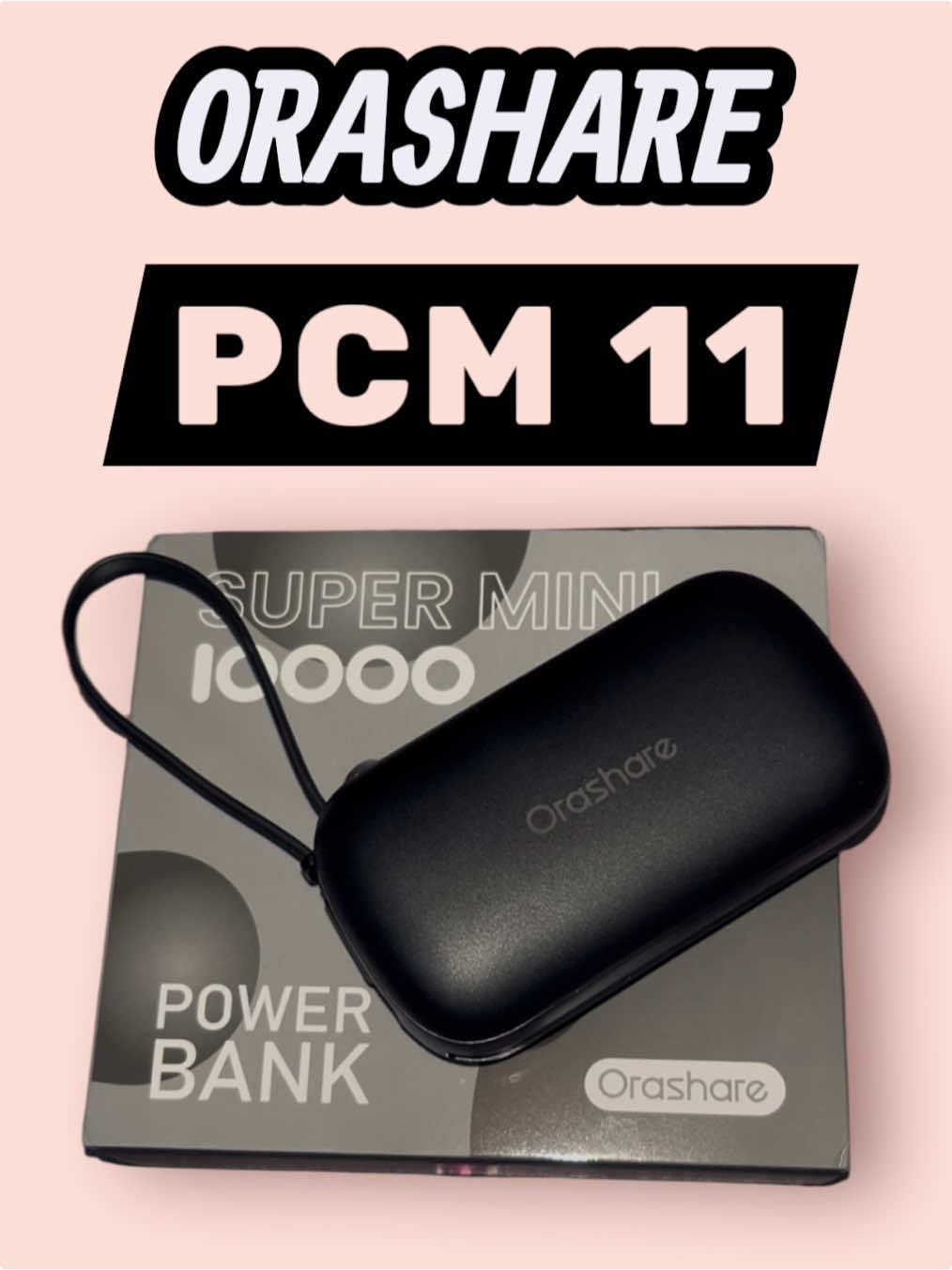NEW Orashare PCM11 Powerbank with 10000mAh large capacity, can full charge 2 devices, fast charging and light weight. Buy now before it runs out! #orashare #powerbank #fastcharging #techgadgets #bestsellers 