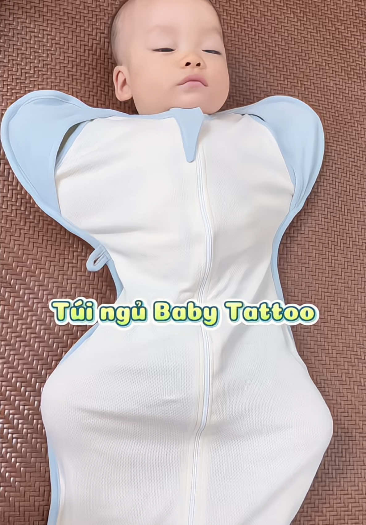 Túi ngủ Baby Tattoo, giúp bé ngủ ngon, đỡ giật mình  @BABY TATTOO VIETNAM #babytattoo #tuinguchobe #nhongchunchobe #cungconlonmoingay #embemon 