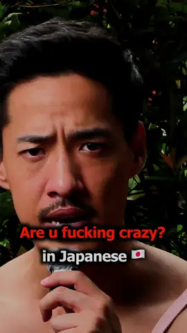 Are u fucking crazy? in Japanese🇯🇵