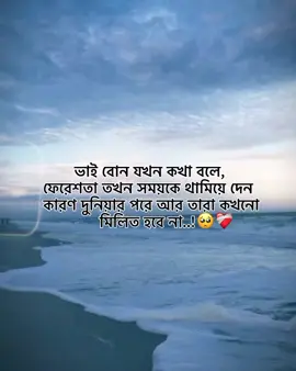 ভাই বোন যখন কথা বলে  ফেরেশতা তখন সময়কে থামিয়ে দেন করণ দুনিয়ার পরে আর তারা কখনো মিলিত হবে না..! 🥺❤️‍🩹     #foryoupage #foryoupage #foryou #viralvideo #plzunfrezemyaccount 