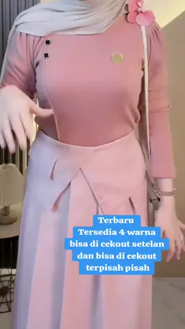 New - One Set Rok - ZUNAIRA one set muslimah style - setelan knit mix malorka -setelan rok kuliah wanita remaja dewasa setelan gaya muslimah - setelan rok wanita kekinian 2025 Santai Santai Santai Panjang Atasan #terbaru #setelanwanita #rok #atasan #fyp 