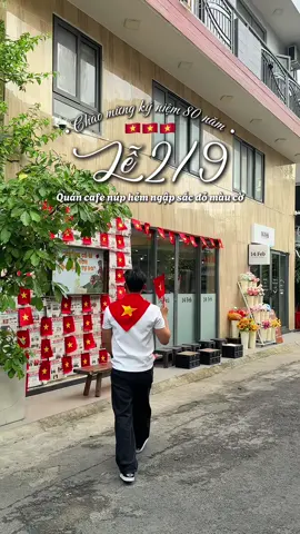 Check-in quán cafe cực xinh tại Gò Vấp mừng lễ 2/9 🇻🇳🇻🇳🇻🇳 #cafe #cafegovap #14febcafe #2thang9 #quockhanh #huongnoilamphim 