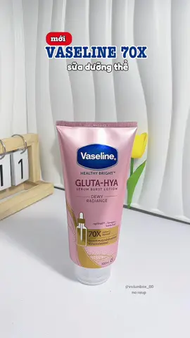 Sữa dưỡng thể Vaseline 70X 🫶 #vuiunbox #vaseline #duongthe #hoptaccungunilever #reviewlamdep 