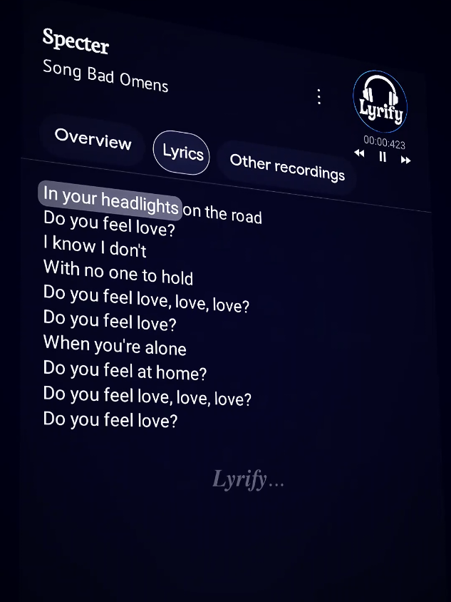 This song..🎧 #specter #badomens #song #lyrics #lyrify 