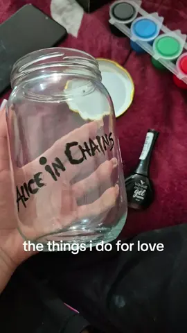 It looks better than I imagined #jarofflies #aliceinchains #boyfriend #laynestaley #rottenapple @aliceinchainslover94 