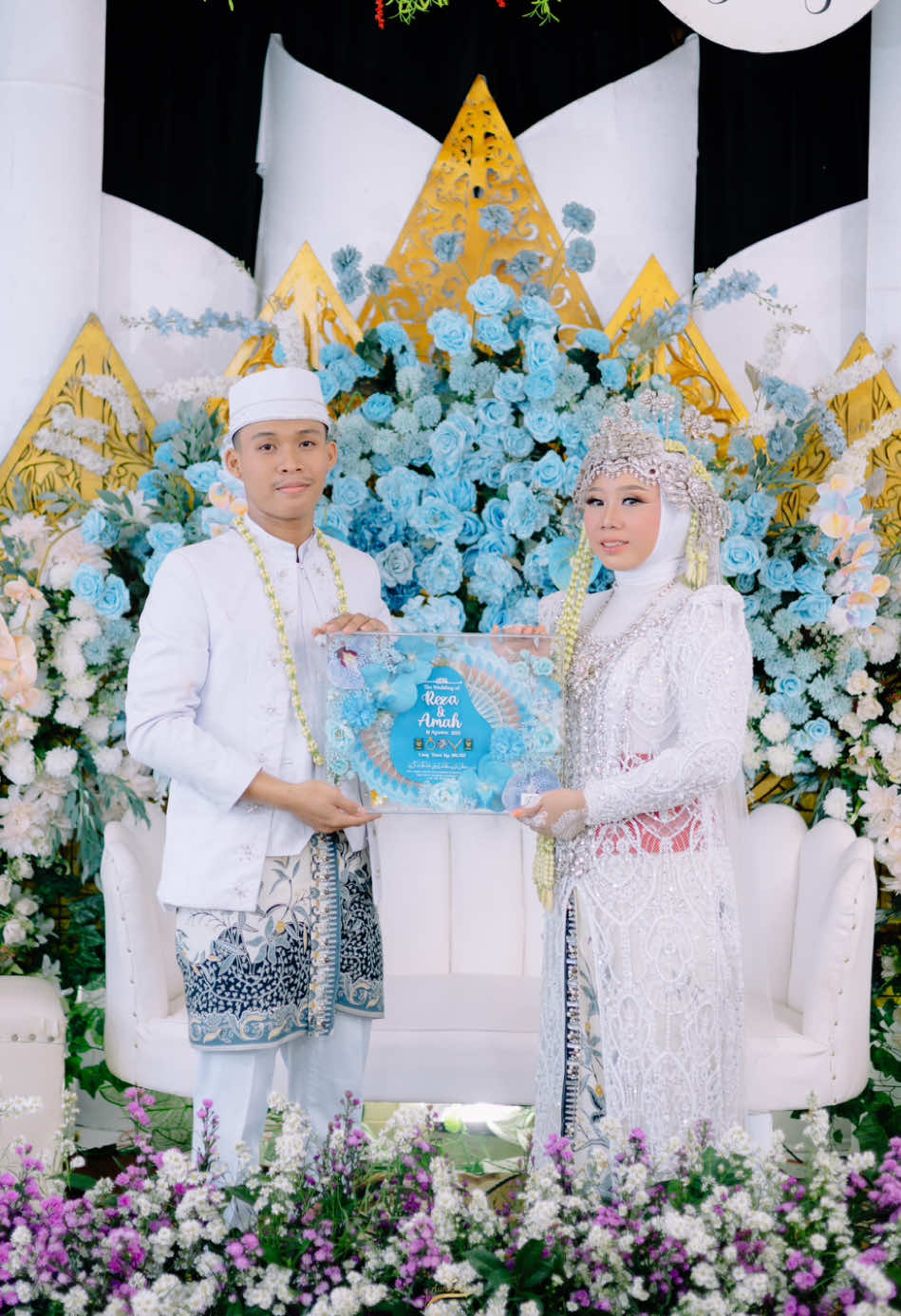 Weding of amah dan reza #fyp #weddingday #aufagrafistudio #studiophoto #kebumen #weddingvibes 