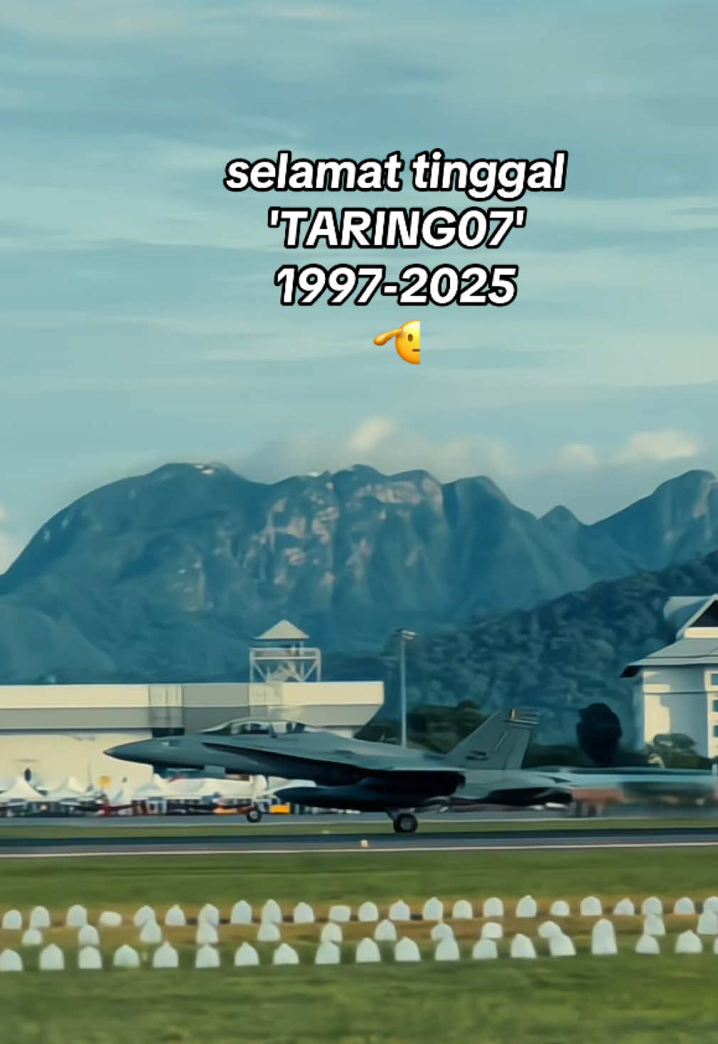 show terakhir M45-07 di lima25.. #f18 #hornet #tudm #rmaf #aviation 
