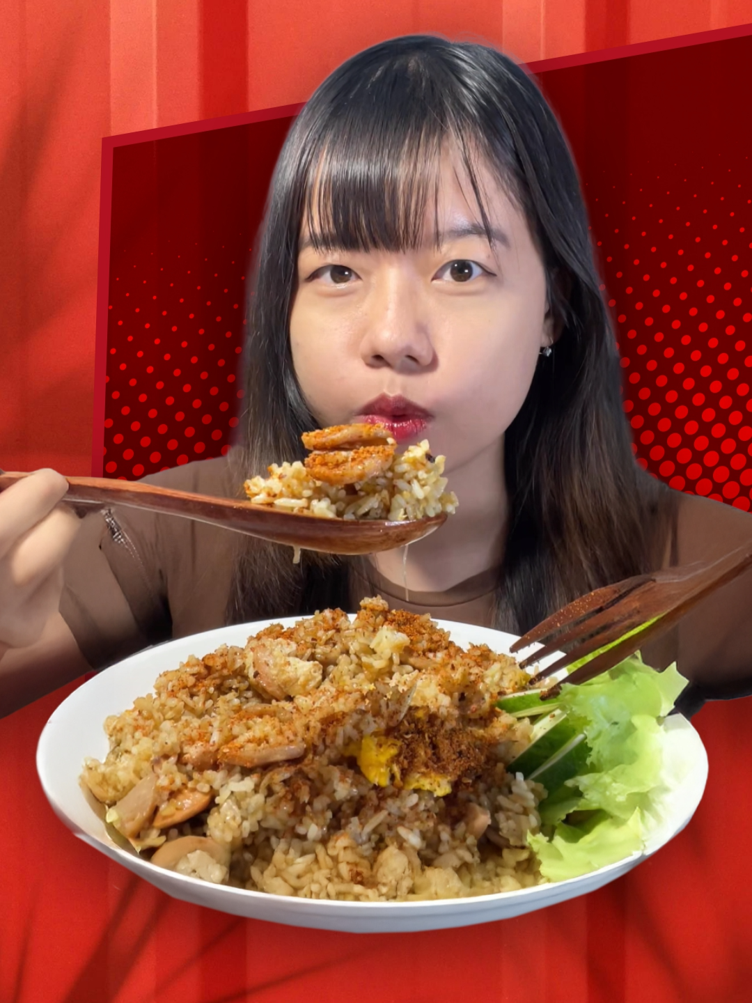 Nasi goreng berasa polos? Untung ada BonCabe! 🌶️ Pedesnya enak, gak ngubah rasa & tekstur, dan ASMR kepedesannya pas makan bikin yang nonton auto ngiler 🤤 #BonCabe #GueBonCabe #TaburBonCabe #BonCabeLevel15