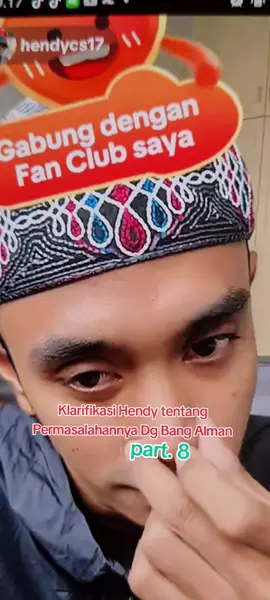 klarifikasi Hendy Tentang Permasalahan nya Dengan Bang Alman  Kini Hendy sudah di Dubai, rencana 3 bulan di Mekkah Batal  krn permasalahan visa yg dibantu Bang Alman  dengan pihak Travel @hendycs17  @ZIⱯꓞNƎꓭ  @Bumi Fazza 1002  @almanmulyana15  #hendyjalankaki # #Indonesia_Makkah # #Cikarang_Makkah # Rabu malam,20082025