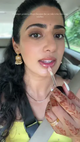There’s always something to be touched up #passengerprincess #punjabiwedding #browngirlmakeup 