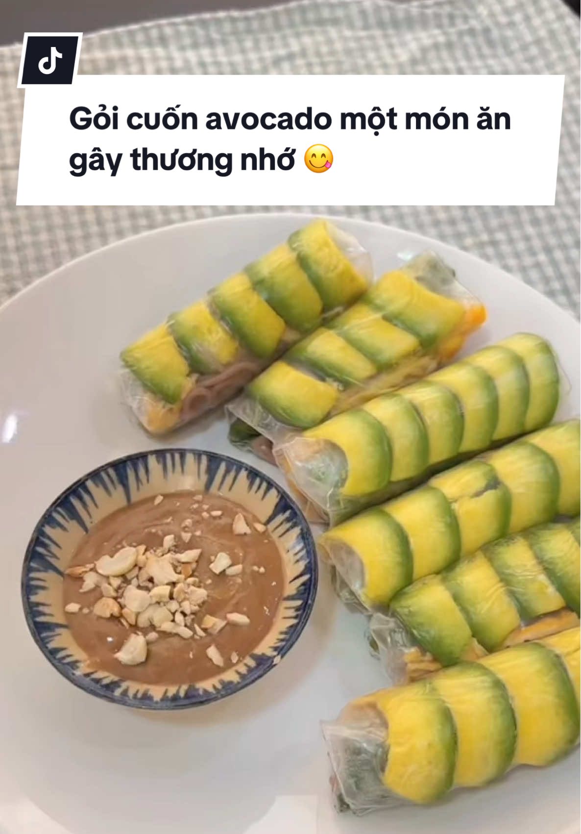 Gỏi cuốn bơ món ăn gây thương nhớ #maihuyen_inspire #healthy#eatclean #dailyvlog