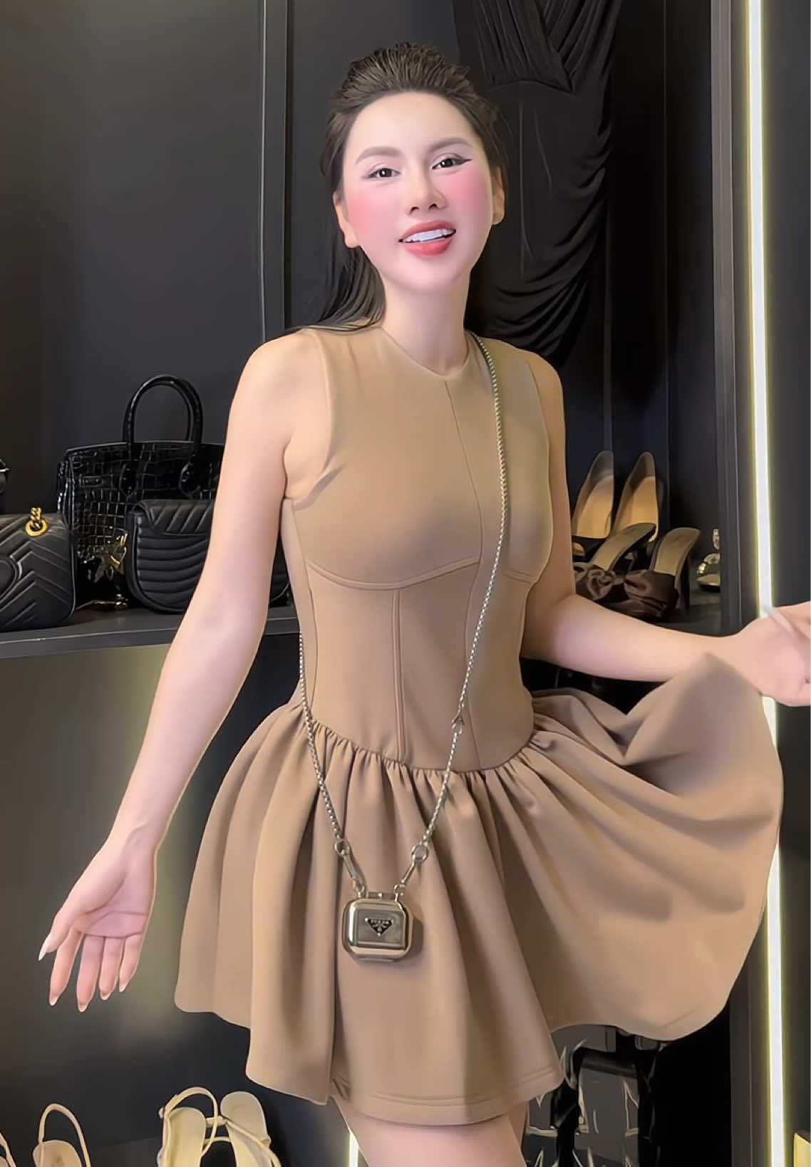 váy xinh , mát mẻ, đường kim mũi chỉ nét căng luôn ạ #viral #quynhchana 