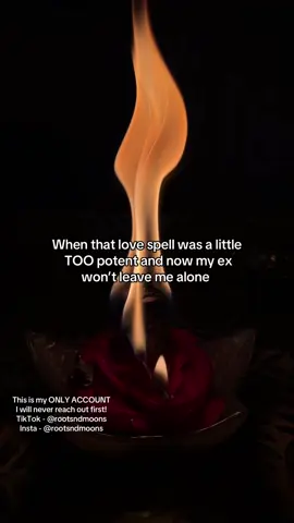 Ooop 🫣 Link in bio to book a spell 🕯️ #rootsandmoons #obsessionspell 