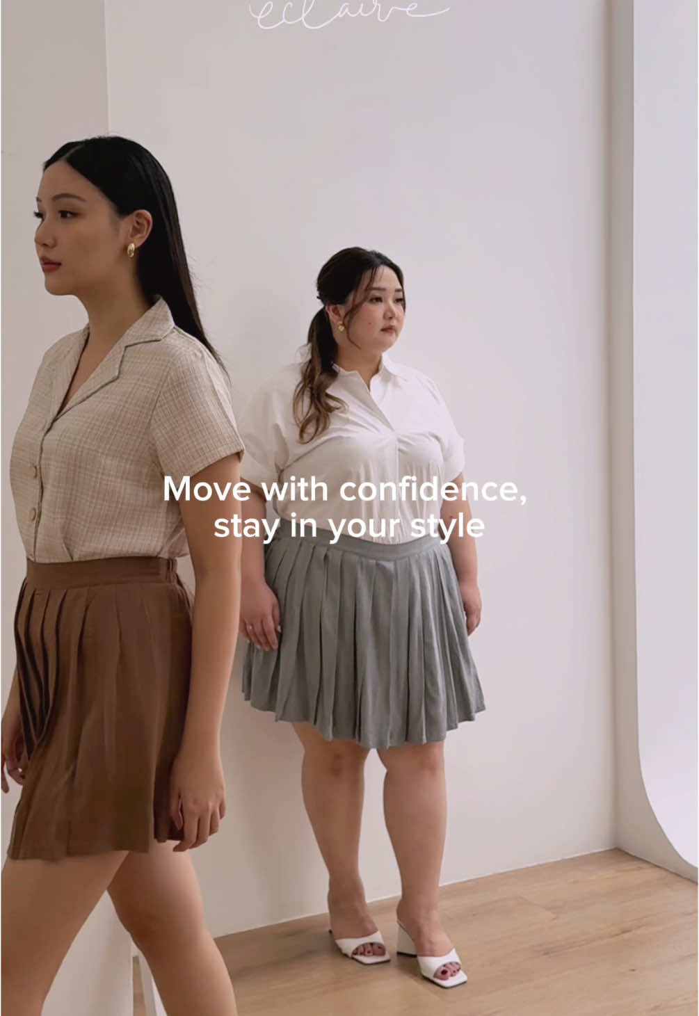 Satu skort yang bisa di mix top apapun! ❤️ Kenalin nih, Orla Skort! 🫶🏻 #promoseruweekend #fypシ゚viral #OOTD #viralvideo #fyp #bajumurah #outfitideas #plussize #ootdinspo 