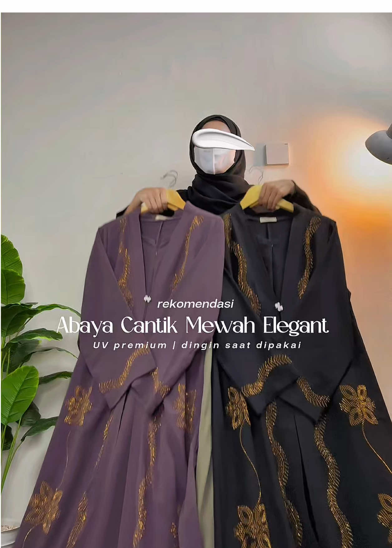 Medina abaya baru launching nih bestii, mewah cakep adem poooll beb😳🤍 co di keranjang/ masuk live aku sekarang yaw!🙌🏻👀🤎 